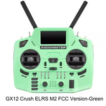 Radiomaster GX12 Crush 1000HZ 3D Digital CNC Hall Gimbal Dual Band Antenna Gemini XROSSBAND EXpressLRS Radio Controller