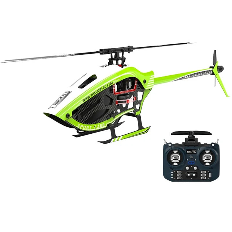 YXZNRC F280 6-Axis Gyro 3D6G Dual Brushless Direct Drive Motor Flybarless 2.4G 6CH RC Helicopter