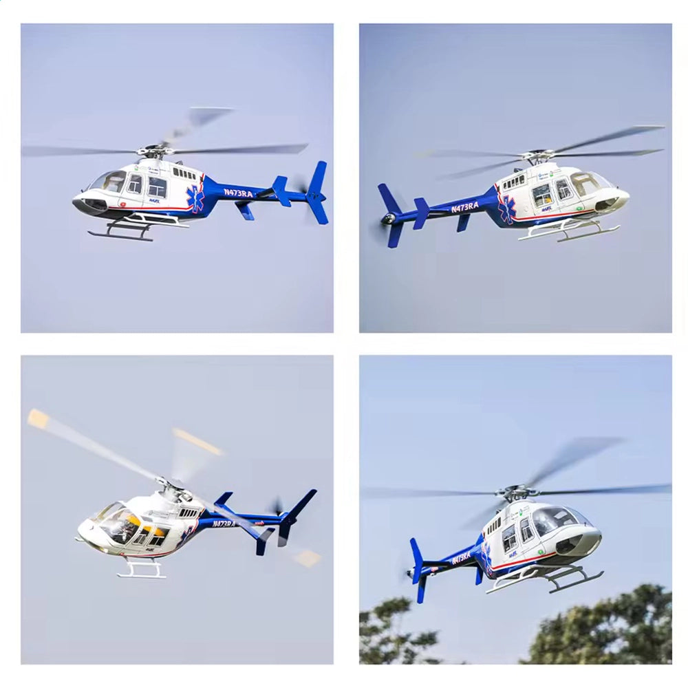 FLYWING BELL407 470 Class RC Helicopter GPS Large Model with ACE Flight Controller RTF Helicopter