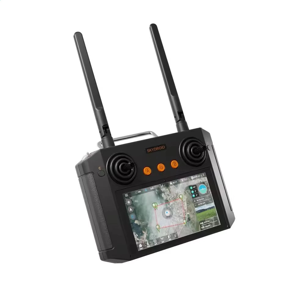 Skydroid H12 Pro Smart Drone Controller | 10KM HD Video Transmission, 3-Axis Camera & FPV UAV Control System
