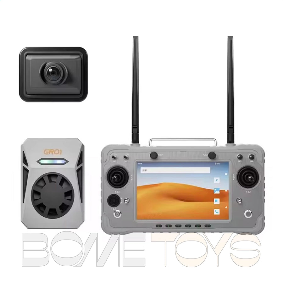Skydroid G16 Smart Remote Controller with GR01 Receiver HD Digital Video Transmission, Dual-Band 2.4GHz/5.8GHz for UAV & FPV Drones