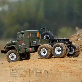 CROSSRC HC10 Military Truck 1/12 RC Car 6WD Transport Off-Road Tractor 10 Tires Dual Speed Vehicle KIT/RTR