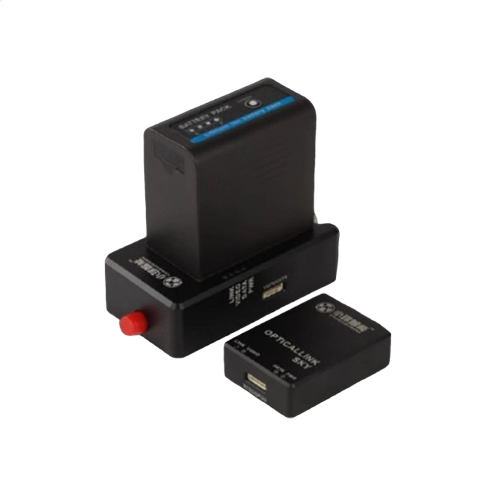 FPV Drone Fiber Optic Image Transmission System 5–60km OpticalLink SKY/GBD Ground Receiver Airborne Fiber Optic Relay Extender Module