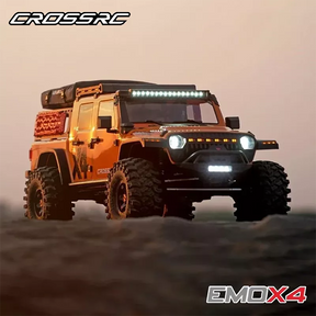 CROSSRC EMO X4 Big Leopard RC Car 4WD RTR 1:8 Climbing Crawler Off Road Rescue Vehicle