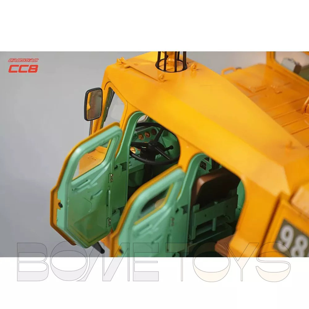 CROSSRC CC8 8x8 1/12 Scale RC Car Military Metal Transport Climbing Car Off-road Model 8WD Toy KIT/RTR