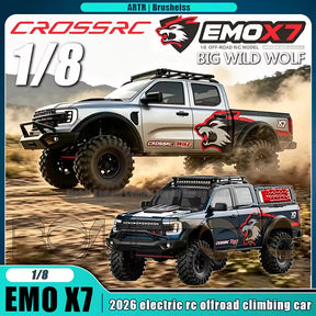 CROSSRC EMO X7 Big Bad Wolf XL4 Big Bad Bear 1/8 RC Rock Crawler Trail Truck