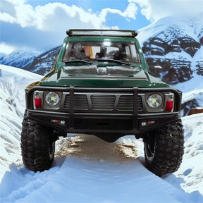 YIKONG YK4107 PRO 1/10 4WD RC Car Rock Crawler Two Speed Differential Lock LCG Chassis Tank Turn LED Lights Off-Road Climbing Truck