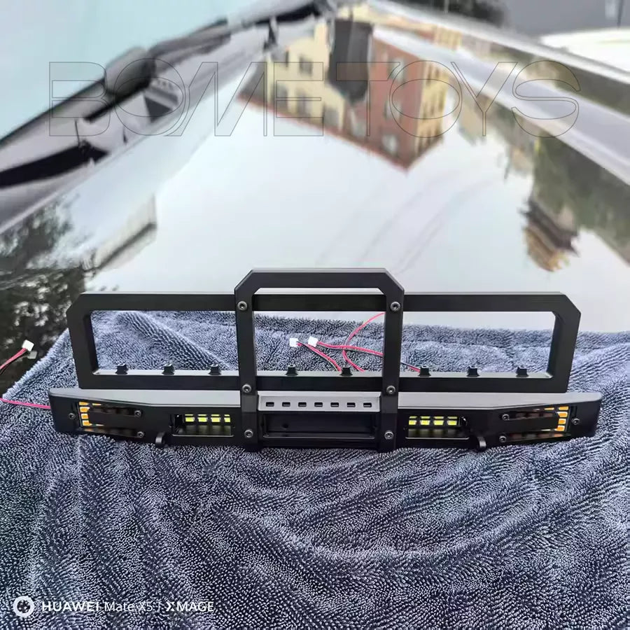CROSSRC EMO XX/XXL 1/6 RC Car Metal Front Bumper LED Light Modification