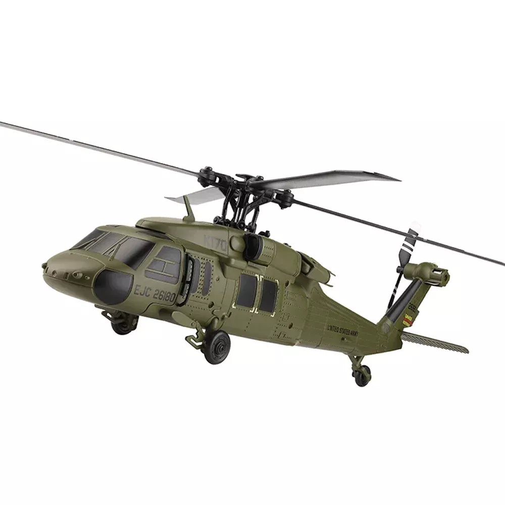 Wltoys K170 Black Hawk UH-60L RC Helicopter 4 CH Four Propeller Simulation Brushless Fixed Height Helicopter