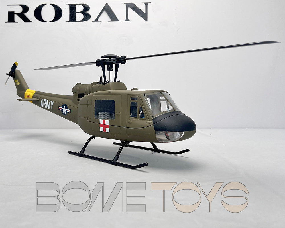 ROBAN UH-1D Huey 450 RC Helicopter 2.4G 11CH GPS Stabilized Flybarless PNP/RTF With X1 Flight Controller