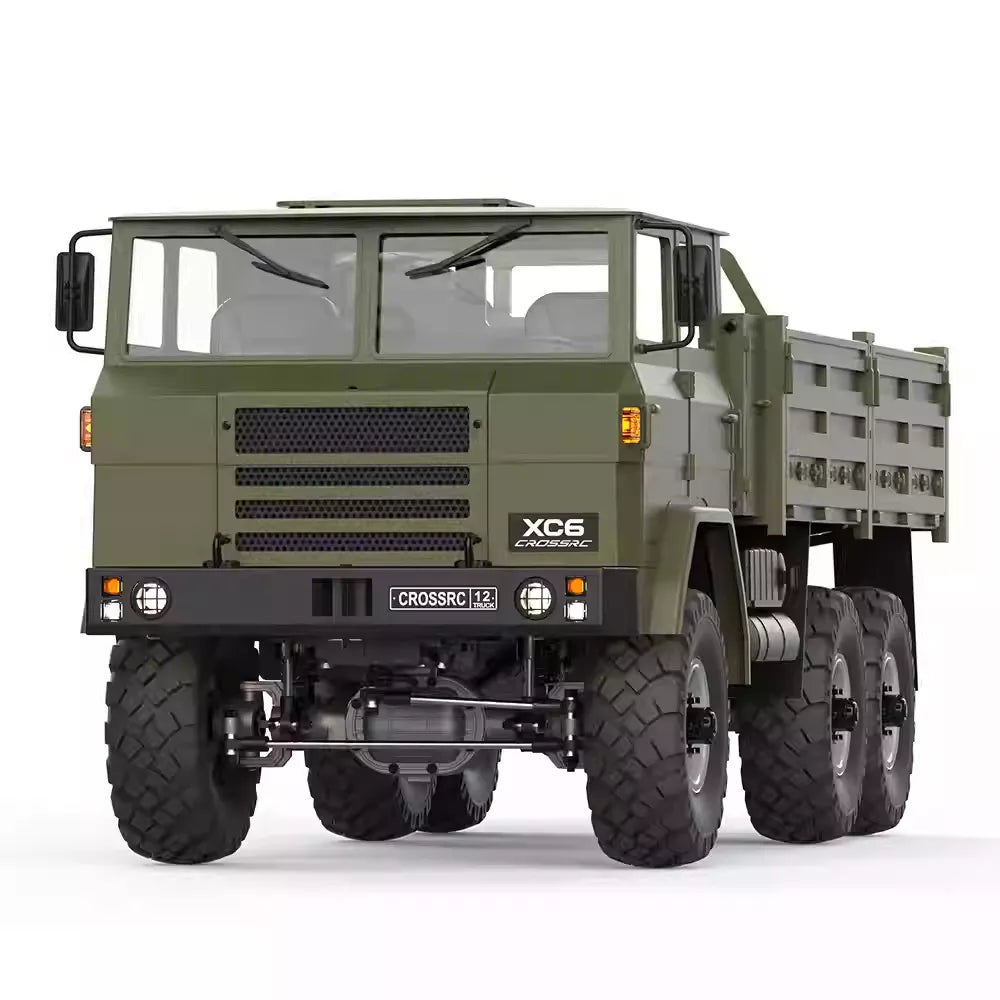 CROSSRC XC6 Pro Military Truck 1/12 RC Car 6WD Dual Speed Off-Road Vehicle RTR