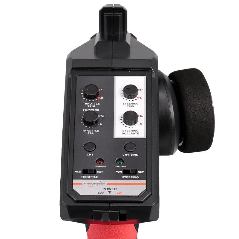 AUSTAR AX6S 2.4G 4CH Transmitter Radio Remote Control with AX-6S Receiver for Q65 MN90 1/10 1/8 TRX4 Axial SCX10 D90 RC Car Boat