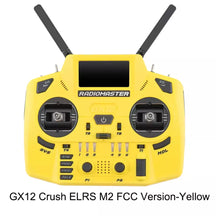 Radiomaster GX12 Crush 1000HZ 3D Digital CNC Hall Gimbal Dual Band Antenna Gemini XROSSBAND EXpressLRS Radio Controller
