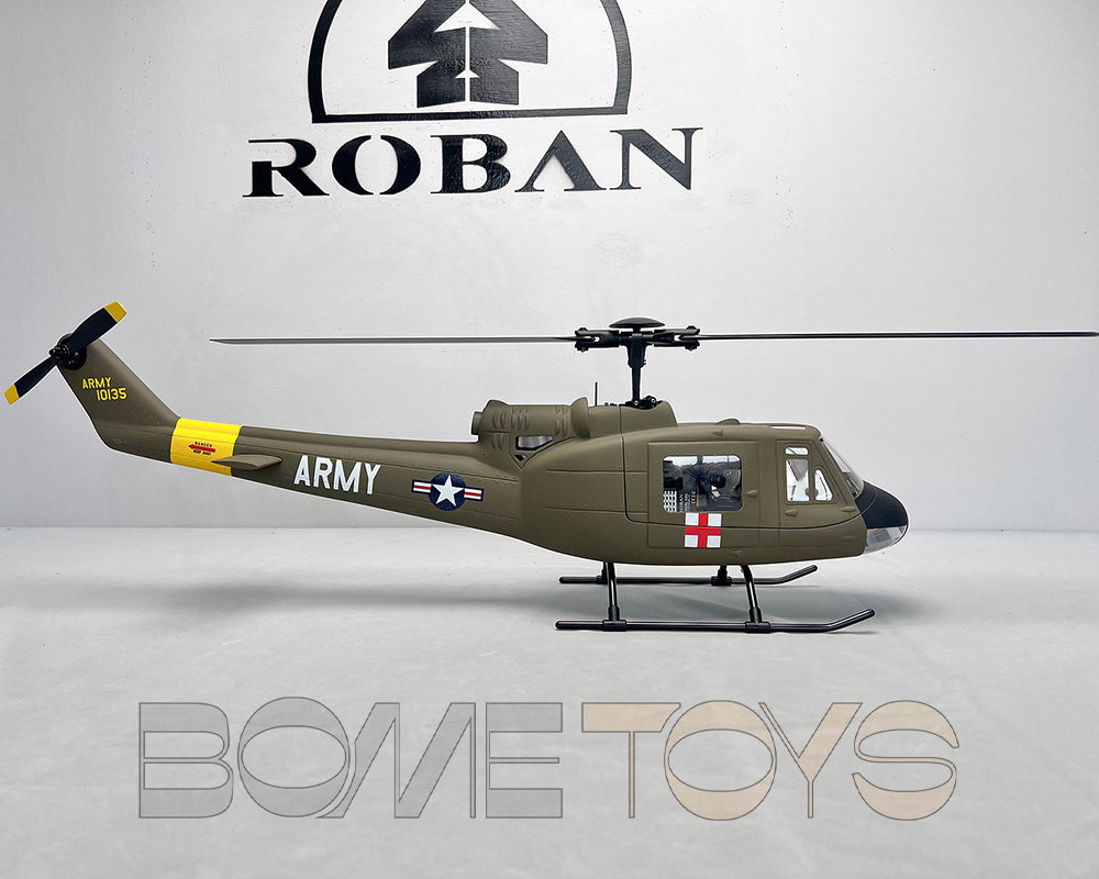 ROBAN UH-1D Huey 450 RC Helicopter 2.4G 11CH GPS Stabilized Flybarless PNP/RTF With X1 Flight Controller