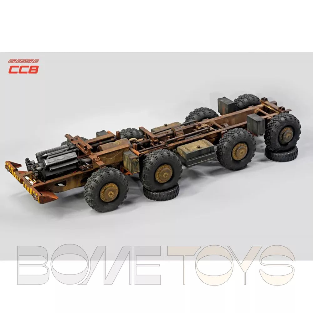 CROSSRC CC8 8x8 1/12 Scale RC Car Military Metal Transport Climbing Car Off-road Model 8WD Toy KIT/RTR
