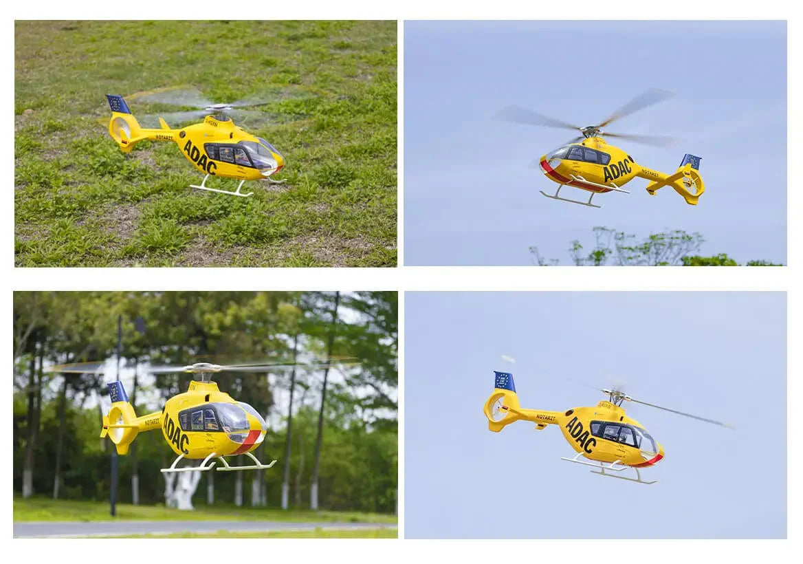 FLYWING EC135 470L RC Helicopter 6CH GPS Upgraded ACE flight control System 4 Blade Rotor RTF Helicopter