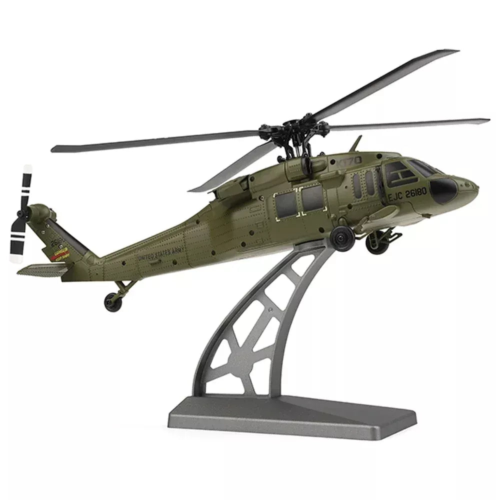 Wltoys K170 Black Hawk UH-60L RC Helicopter 4 CH Four Propeller Simulation Brushless Fixed Height Helicopter