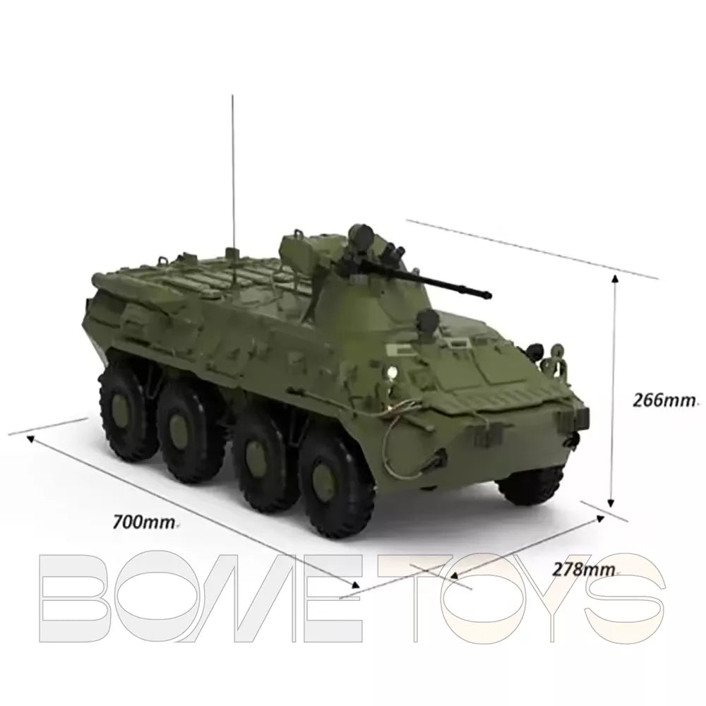 CROSSRC BT8 Rhino 8WD 1/12 RC Simulated military vehicle RC Wheeled Armored Car Amphibious Model Toy KIT/RTR