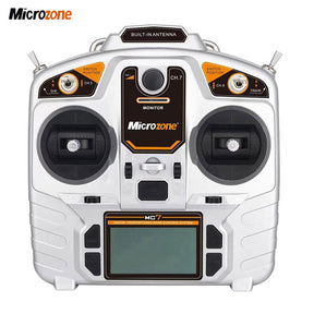 Microzone MC7 2.4G Controller Transmitter With MC8RE Receiver Radio System for RC Airplane Drone multirotor Helicopter