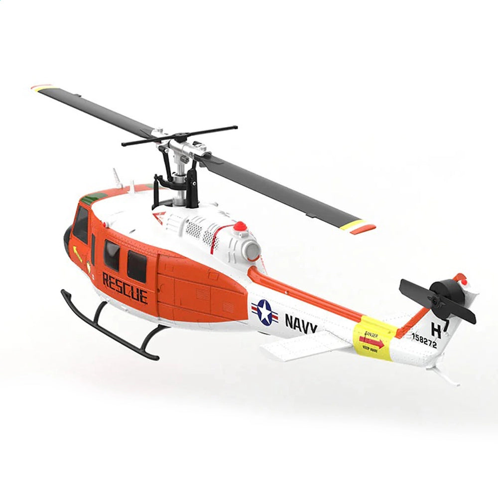 YUXIANG F07H Huey UH-1D RC Helicopter NAVY Rescue Scale GPS Optical Flow Positioning Intelligent Altitude Hold Helicopter