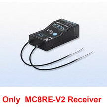 Microzone MC8B MINI 2.4G 8CH Remote Control Transmitter & MC8RE-V2 Receiver Radio System for RC Aircraft Fixed-wing Helicopter