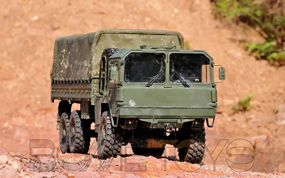 CROSSRC MC6 6WD 1/12 RC Car Scale Military Transport Climbing Car Off-road Model Toy KIT/RTR