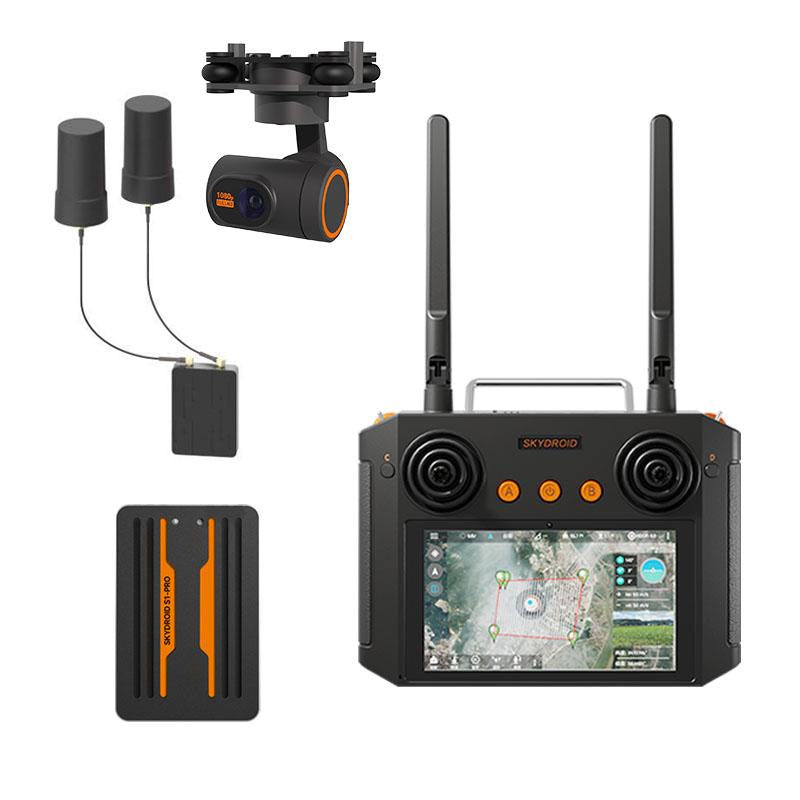 Skydroid S1 PRO UAV Control System with H12 Remote Controller 1080P Digital Video Transmission RTK Navigation Ground Station Integration
