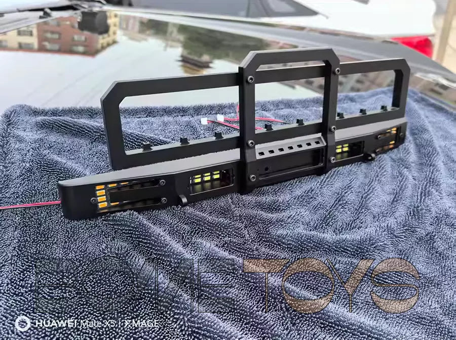 CROSSRC EMO XX/XXL 1/6 RC Car Metal Front Bumper LED Light Modification