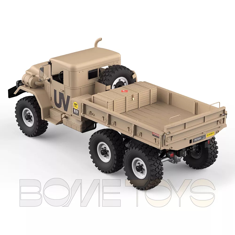 CROSSRC HC6 US M35 Military Truck 1/12 RC Car 6WD Off-Road Dual Speed Vehicle KIT/RTR