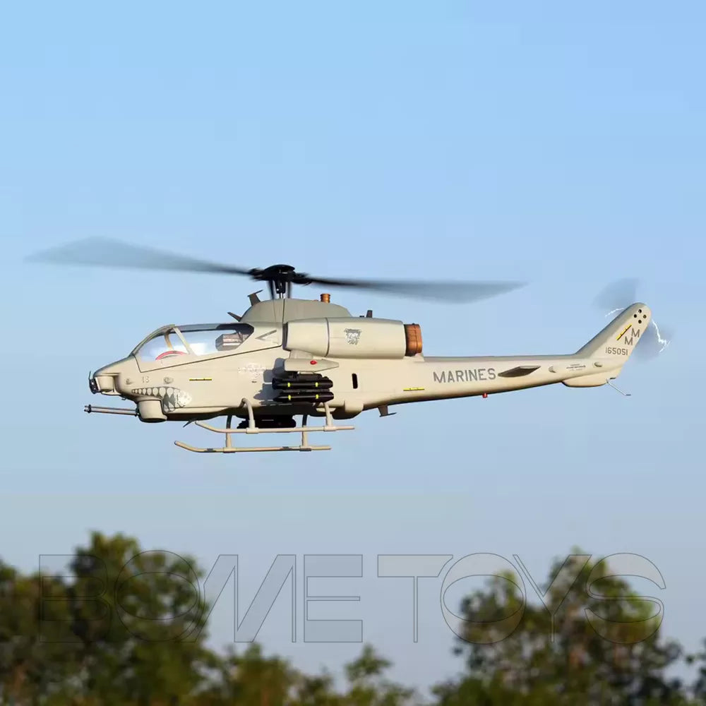 ROBAN 470 AH-1 Cobra Scale Helicopter GPS Stabilized Missile/LED Light 2-Blade RC Helicopter PNP/RTF Version