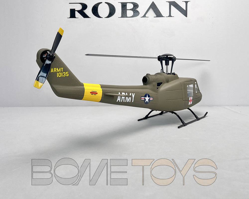 ROBAN UH-1D Huey 450 RC Helicopter 2.4G 11CH GPS Stabilized Flybarless PNP/RTF With X1 Flight Controller