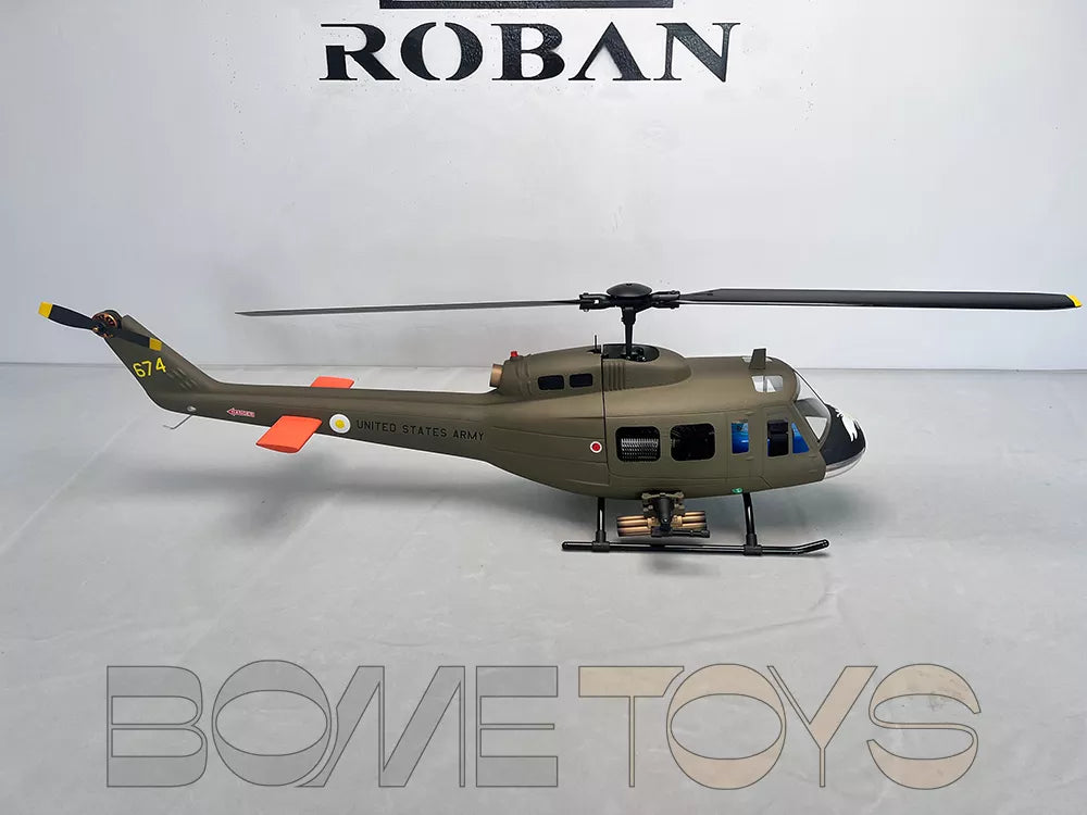 ROBAN 470 UH-1D RC Helicopter GPS X2 Flight Control System LED Lighting System PNP/RTF Version Helicopter