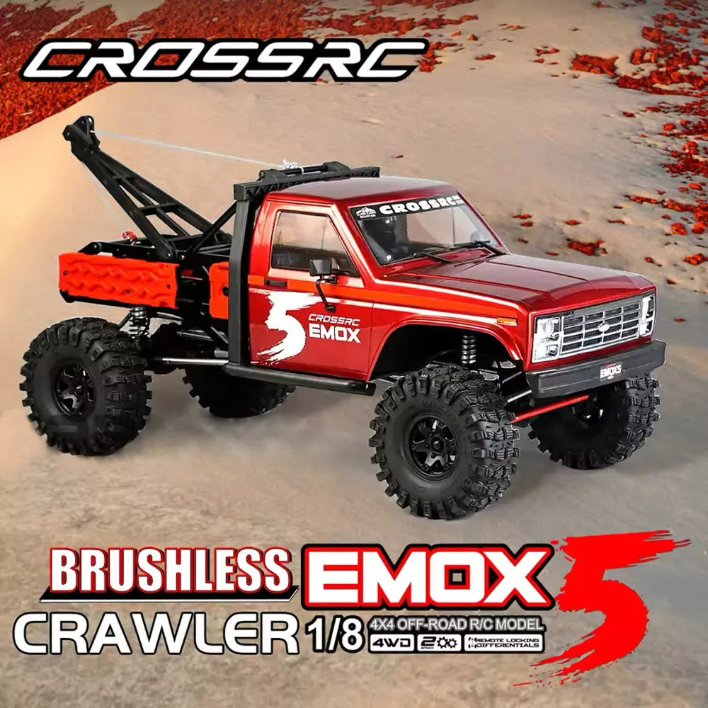 CROSSRC EMO X5 4WD RC Car 1/8  Road Rescue Vehicle Climbing Crawler Off Road Vehicle RTR