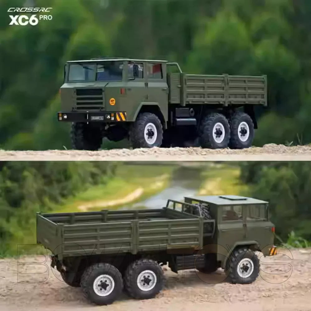 CROSSRC XC6 Pro Military Truck 1/12 RC Car 6WD Dual Speed Off-Road Vehicle RTR