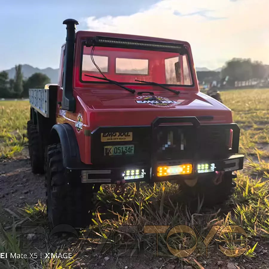 CROSSRC EMO XX/XXL 1/6 RC Car Metal Front Bumper LED Light Modification