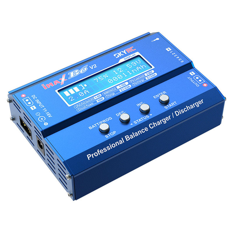 SKYRC IMAX B6 V2 Digital Lipo NiMh Battery Balance Charger With AC POWER 12v 5A Adapter for RC Car Helicopter Toys
