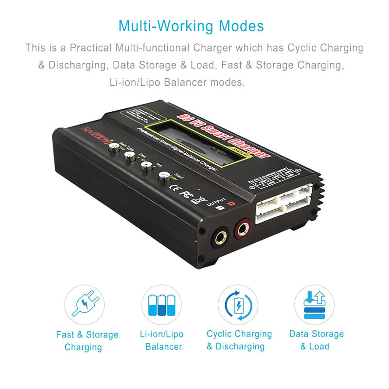 IMAX B6 V3 80W Lipo Balance Charger/Discharger With 12V 5A AC