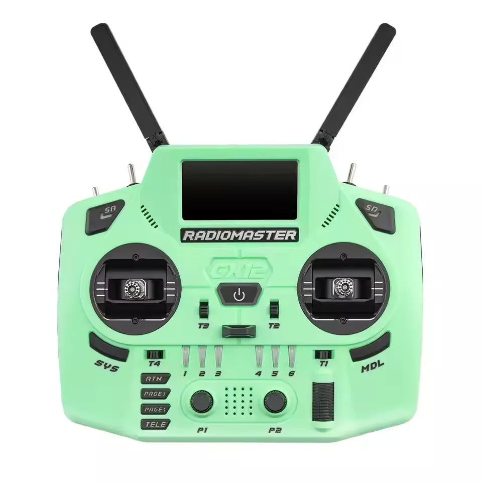 Radiomaster GX12 Crush 1000HZ 3D Digital CNC Hall Gimbal Dual Band Antenna Gemini XROSSBAND EXpressLRS Radio Controller