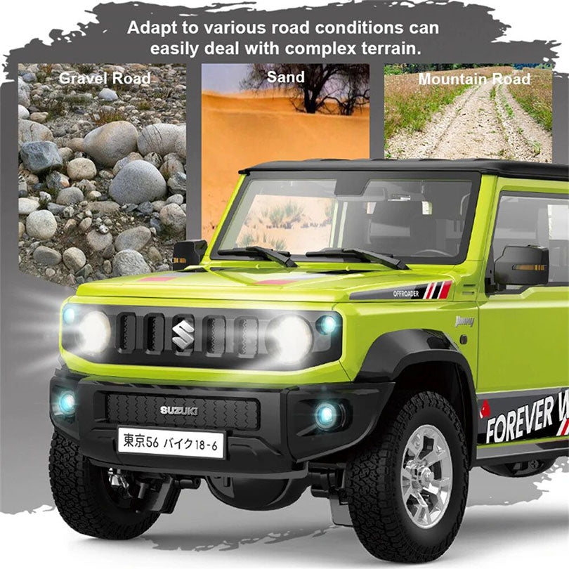 HG HG4-53 TRASPED SUZUKI JIMNY RC Car 1/16 3WD Rock Crawler LED Light Simulated Sound Off-Road Climbing Truck Full Proportional RC Toys