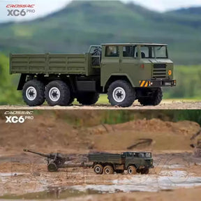 CROSSRC XC6 Pro Military Truck 1/12 RC Car 6WD Dual Speed Off-Road Vehicle RTR