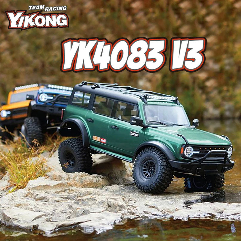 YIKONG YK4083 V3 Upgraded Version 1/8 RTR 4WD Climbing Vehicle RC Car Simulation Off Road Vehicle