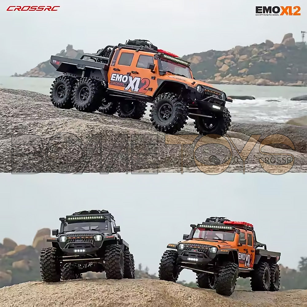 CROSSRC EMO XL2 Big Mustang 6x6 6WD RC Crawler Car 1/8 Differential Lock Off Road Climbing Vehicles