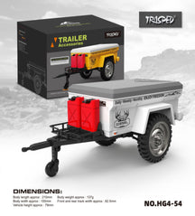 HG HG4-50 TRASPED TOYOTA Land Cruiser FJ40 1983 RC Car 1/16 4WD Rock Crawler LED Light Simulated Sound Off-Road Climbing Truck Full Proportional RC Toys