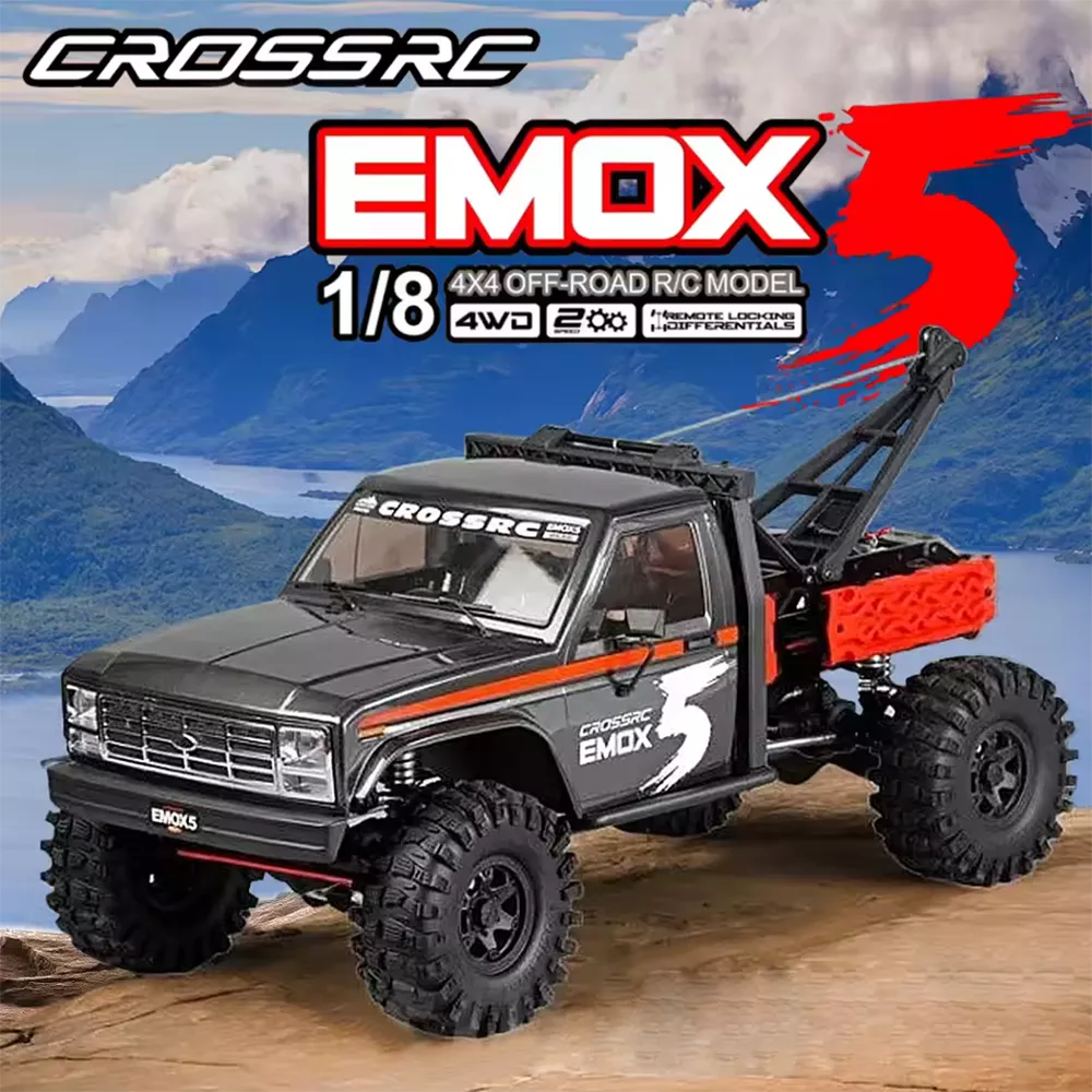 CROSSRC EMO X5 4WD RC Car 1/8  Road Rescue Vehicle Climbing Crawler Off Road Vehicle RTR