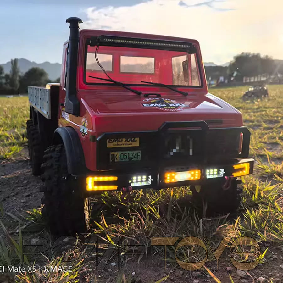 CROSSRC EMO XX/XXL 1/6 RC Car Metal Front Bumper LED Light Modification