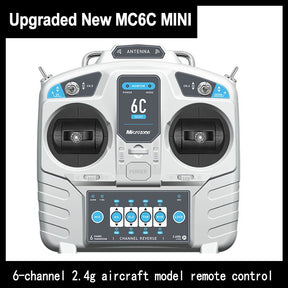 MicroZone MC6C Mini V2 2.4G 6CH Controller Transmitter MC7RB / MC6RE  Receiver Radio System For RC Airplane Drone Multirotor Helicopter Boat