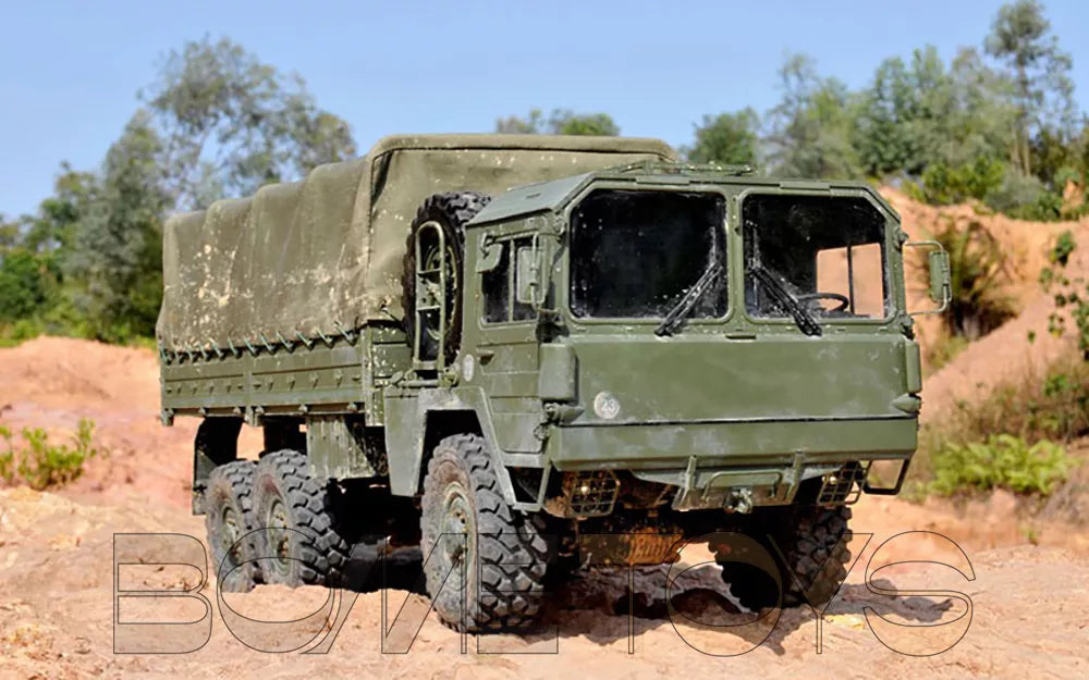 CROSSRC MC6 6WD 1/12 RC Car Scale Military Transport Climbing Car Off-road Model Toy KIT/RTR