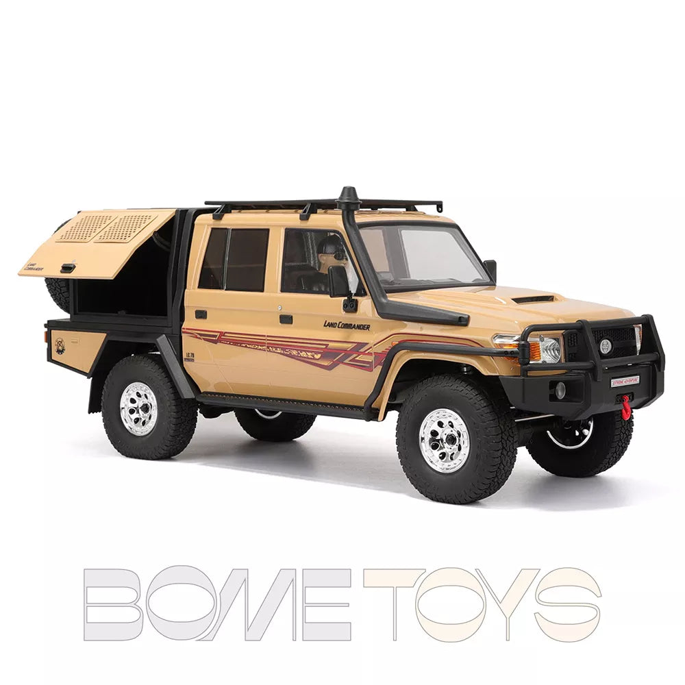RGT EX86160 LC79 Land Commander 4WD RC Car 1/10 2.4G Rock Crawler Off-Road Climbing Truck with LED Lights Set
