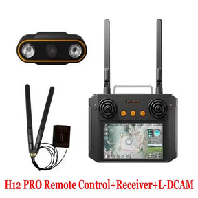 Skydroid H12 Pro Smart Drone Controller | 10KM HD Video Transmission, 3-Axis Camera & FPV UAV Control System