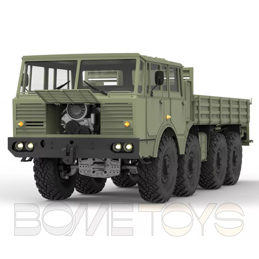 CROSSRC DC8 8x8 1/12 RC Car Scale Military Transport Climbing Car Off-road Model 8WD Toy KIT/RTR